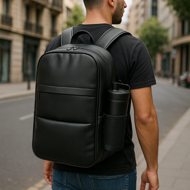 Sac en cuir – Ouverture valise